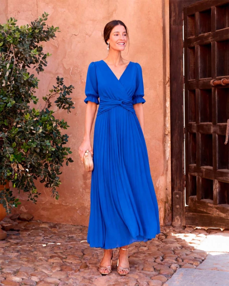 Belle robe longue bleue Sézane · Sézane · taille S · Robe · à louer - photo 3